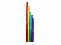 Instrumentos Orff/Instrumento Orff Fuzeau Boomwhackers 3463 Kit Baixo Cromático 5 Notas 