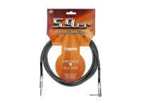 Cabo para Instrumento Klotz Cabo angulado guitarra Vintage 6m