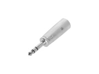 Adaptadores e conversores Adam hall  4 STAR A JM3 XM3 Adapter 6.3 mm jack stereo to XLR male