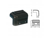 Peças para racks e cases Adam Hall 4071 Cabinet Corner plastic 