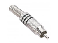 Ficha RCA Macho/Outras fichas Adam hall 7622 BLK 