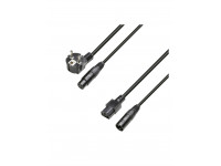 Fichas XLR de 3 polos (macho e fêmea) Adam hall  8101 PSAX 1500 