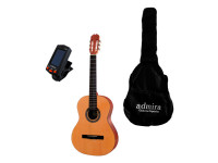 Pack de Guitarra Clássica/Guitarra Clássica Admira  Alba 4/4 Natural Pack para Iniciantes