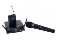 Sistema sem fios com microfone de mão/Sistema sem fios com microfone de mão AKG WMS 40 Mini Dual Vocal/Inst