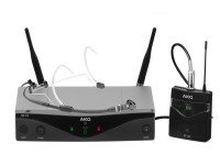 Sistema sem fio com microfone de cabeça/Sistema sem fio com microfone de cabeça AKG WMS420 Sport Set 