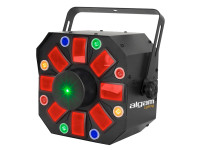 Projetor de Efeitos /Laser Algam Lighting  PHEBUS 2 Projetor laser LED 3 em 1 combinado - derby, strobe e laser