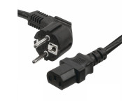 Cabos para efeitos/Alimentação Alpha Elettronica  Cabo Alimentação Schuko Macho 3p / Iec C13 Fêmea 2.5m Preto