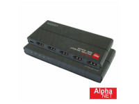 Distribuidor /Conversor/Distribuidor de vídeo Alphanet   Distribuidor Comutador HDMI 1 Entrada 4 Saídas
