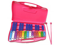 Instrumento Orff Alysée   MT25-C-PK Metalofone Cromático 25 Note Rosa