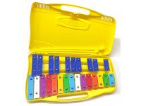 Instrumento Orff Alysée   MT25-C-YL Metalofone Cromático 25 Note Giallo