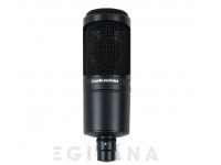 Microfone de Estúdio/Microfone de membrana grande Audio Technica AT2020 Microfone Estúdio