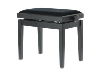 Bancos para piano/Bancos para piano Banco de Piano Deluxe GEWA 130000 – Preto Mate