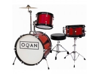 Bateria acústica/Baterias para Criança Bateria acústica OQAN INFANTIL RED QPA-3 