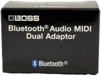 Sistema de Wireless/Sistemas Portáteis com Bateria BOSS BT-DUAL Adaptador Bluetooth Audio e MIDI