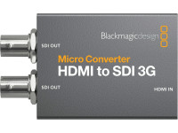 Conversor compacto de sinais HDMI para SDI/Conversor/Distribuidor de vídeo Blackmagic Design  MC HDMI-SDI 3G w. PSU