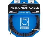  Cabo de Instrumento/Cabo para Instrumento BOSS BIC-10A CLASSIC Cabo Audio Jack mono 3m Revestimento Malha Garantia Vitalícia