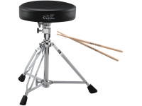 Hardware para bateria e percussão/Bancos para Baterias Roland DAP-2X Package Banco redondo + Baquetas para Bateria