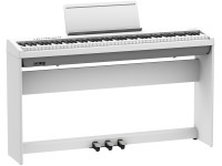 Pianos Digitais de Móvel Roland FP-30X-WH BRANCO + MÓVEL + BARRA 3 PEDAIS