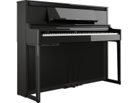 Pianos Digitais de Móvel Roland LX6-PE PRETO POLIDO Piano Digital Móvel 10 ANOS GARANTIA