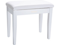 Banco para piano/Bancos para piano Roland RPB-100WH COMFORT Banco Piano Branco c/ Compartimento Acessórios