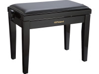 Banco para piano/Bancos para piano Roland RPB-200PE COMFORT Banco Piano Preto Polido c/ regulação altura TOP-SELLER