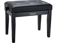 Banco para piano/Bancos para piano Roland RPB-300BK PRESTIGE Banco Piano Preto c/ regulação altura