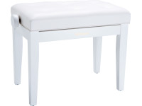 Banco para piano/Bancos para piano Roland RPB-300WH PRESTIGE Banco Piano Branco c/ regulação altura