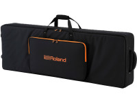 Bolsa para teclado/Estojos para Teclados Roland SC-G76W3 PRO Saco Almofadado Semi-rigido com Rodas para Teclados 76-notas