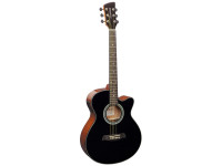 Guitarra acústica eletrificada/Guitarra Acústica Brunswick   Grand Auditorium Electro Black