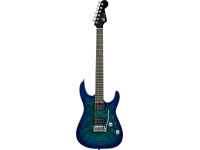  Guitarra elétrica/Guitarras formato ST Charvel Pro-Mod Plus DK24 HH 2PT QM Ebony Fingerboard Chlorine Burst B-Stock
