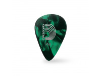 Palhetas para guitarra/Palhetas para guitarra D'Addario 1CGP7-10 palhetas Extra heavy verde Pérola