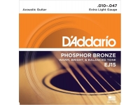 Jogo de cordas .010 D´Addario EJ15 .010-.047 