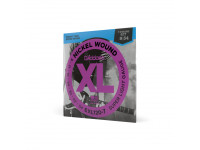 Conjunto de 7 cordas para guitarra elétrica/Jogos para guitarra de 7 cordas D'Addario EXL120-7 09-54 Super Light 7-String, XL Nickel Electric Guitar Strings