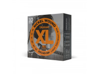 Jogo de cordas .010/Jogo de cordas .010 D'Addario EXL140-10P 10-52 Light Top/Heavy Bottom, XL Nickel Electric Guitar Strings 10-Pack