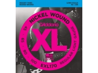 Jogo de cordas .045 para baixo elétrico de 4 cordas D´Addario EXL170 