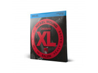  Conjunto de cordas para Baixo/Jogo de cordas .055 para baixo elétrico de 4 cordas D'Addario EXL230 55-110 Heavy, Long Scale, XL Nickel Bass Strings