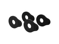 Strap Lock/Acessório para correia de guitarra Daddario  Flex Lock Strap Block 4-PK Black