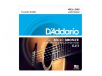 Jogo de cordas .012/Jogo de cordas .012 D´Addario Jogo Cordas 012 Guitarra Acústica EJ11 012-053