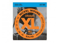 Jogo de cordas .010 D´Addario Jogo de Cordas Aço 010 Guitarra Eléctrica EXL110 10-46