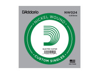 Cordas individuais para guitarra elétrica Daddario  NW024 Single String