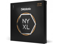 Jogo de cordas para Guitarra Elétrica/Jogo de cordas .010 D´Addario  NYXL1046-3P 