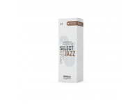 Palheta para saxofone barítono Daddario  Organic Select Jazz Unfiled Baritone Saxophone Reeds Strength 4 Medium 5-pack