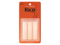 Palheta para saxofone alto D´Addario Woodwinds Rico Alto Sax 2.5 3-Pack 