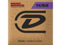 Jogo de cordas .011 Dunlop  11-52 bronze fosforo 