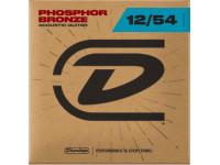 Jogo de cordas .012 Dunlop  FOLK PHOSPHORE BRONZE MEDIUM LIGHT 12 54 