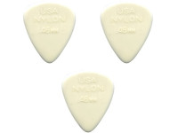 Palhetas para guitarra Dunlop Nylon Standard 0.46 mm Branco Pack 3 unidades