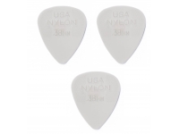 Palhetas para guitarra Dunlop Nylon Standard 44R 0.38 (pack 3) 