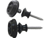 Acessório para correia de guitarra/Acessório para correia de guitarra Dunlop Straplok black 