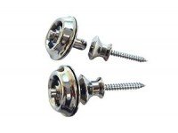 Acessório para correia de guitarra/Acessório para correia de guitarra Dunlop Straplok chrome 