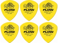 Palhetas para guitarra Dunlop Tortex Flow Amarelo (pack 6) 
